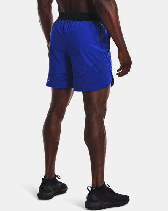 Men's UA Stretch Woven Shorts, Blue, pdpMainDesktop image number 2